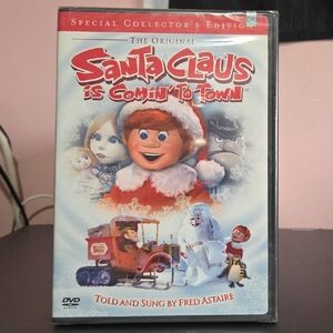 Santa Claus DVD - Festive Red & White Cover Brand New Sealed